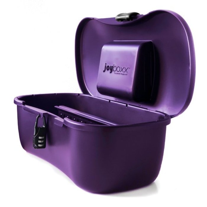 JOYBOXX - Hygienic Storage System Purple - vedere frontala