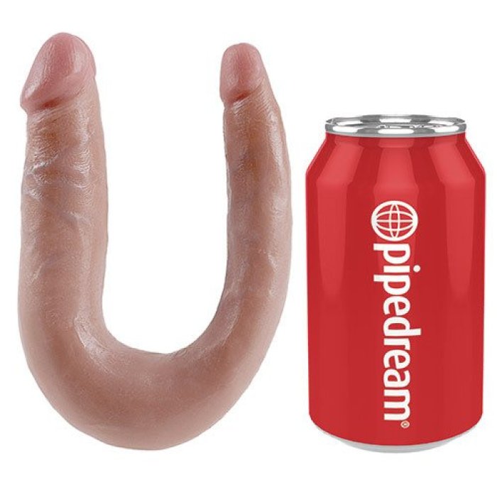 Dildo Dublu Ultrarealistic King Cock 34 cm - detaliu design