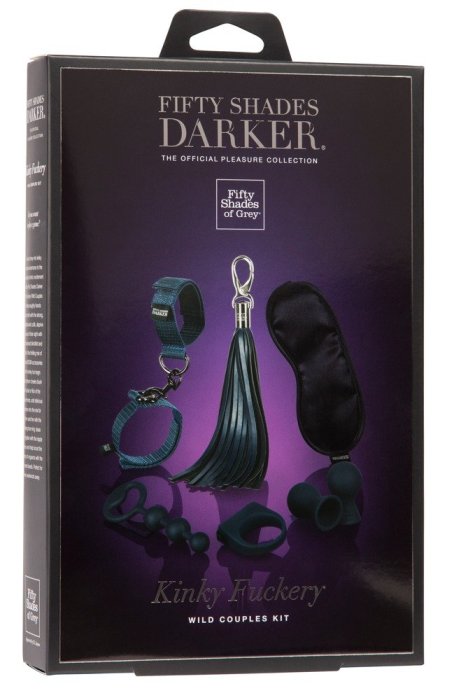Fifty Shades Darker - Set Bondage Cupluri Kinky Fuckery - detaliu ambalaj