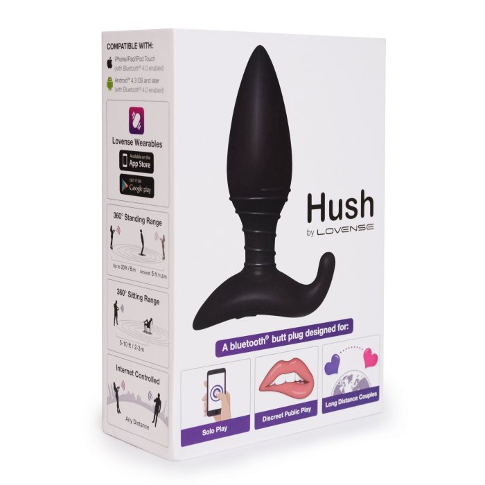 Lovense - Hush Butt Plug - vedere frontala