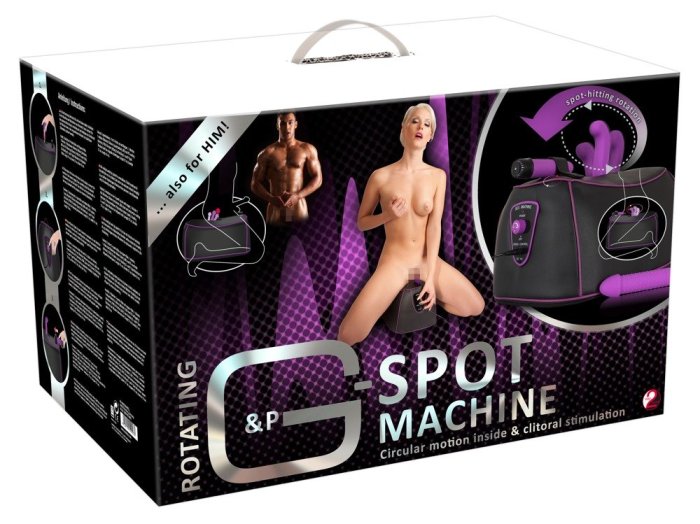 Masina Sex You2Toys »Rotating G & P Spot Machine« Neagra - detaliu ambalaj