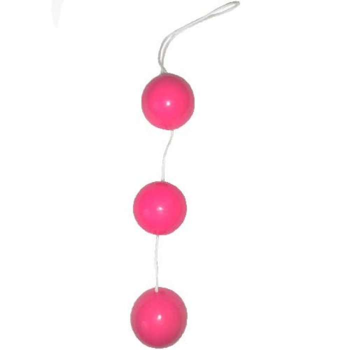 Bile Vaginale Kegel Lybaile "Sexy Balls" 24 cm - Roz - detaliu design