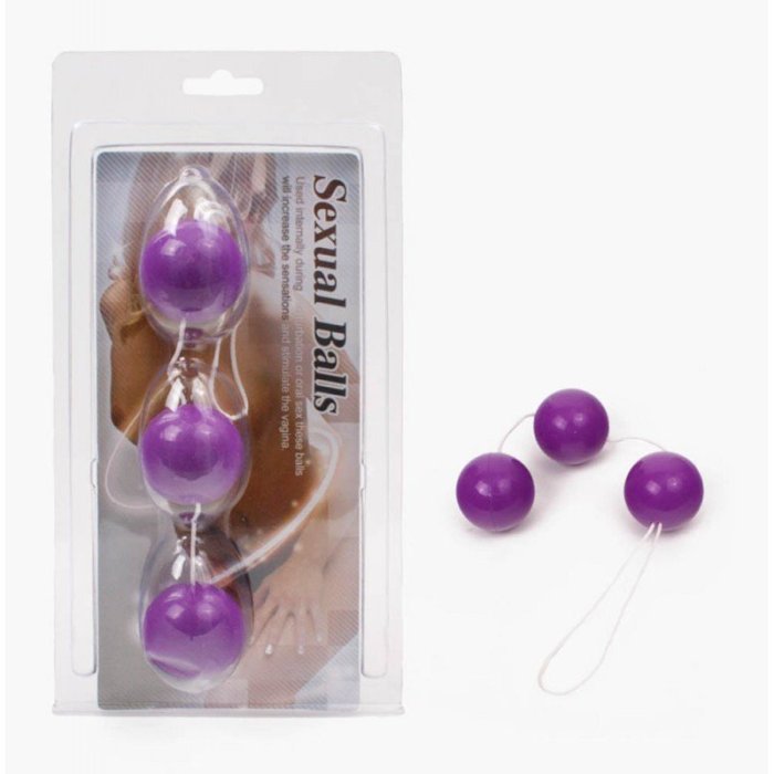 Bile Vaginale Kegel Lybaile "Sexy Balls" 24 cm - Violet