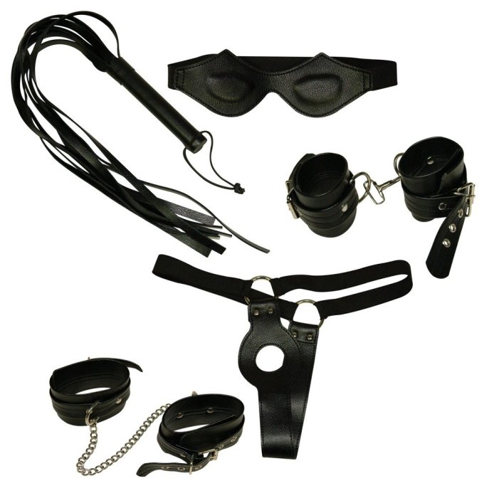 Bondage Kit Extreme Bad Kitty - culoare si material