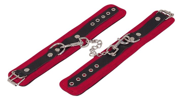 Catuse Picioare Piele ZADO "Wild Thing" - Rosu##