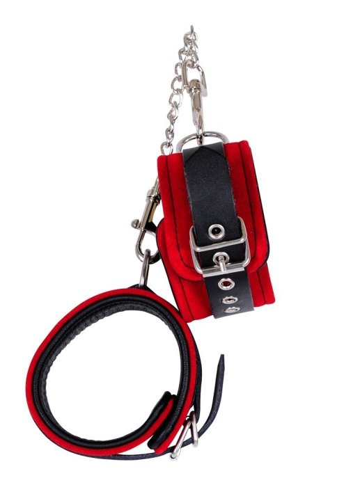 Catuse Picioare Piele ZADO "Wild Thing" - Rosu##