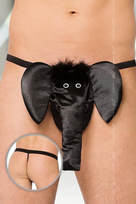Chilot Funny Elefant cu Trompa Softline - Negru