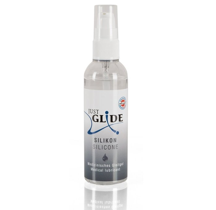 Lubrifiant Anal Just Glide Silicone 100 ml - vedere frontala