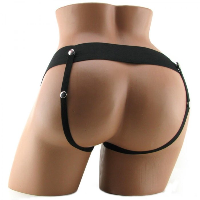 StrapOn Unisex Pipedream »Fetish Fantasy Series« 15,24 cm - Negru - detaliu finisaj