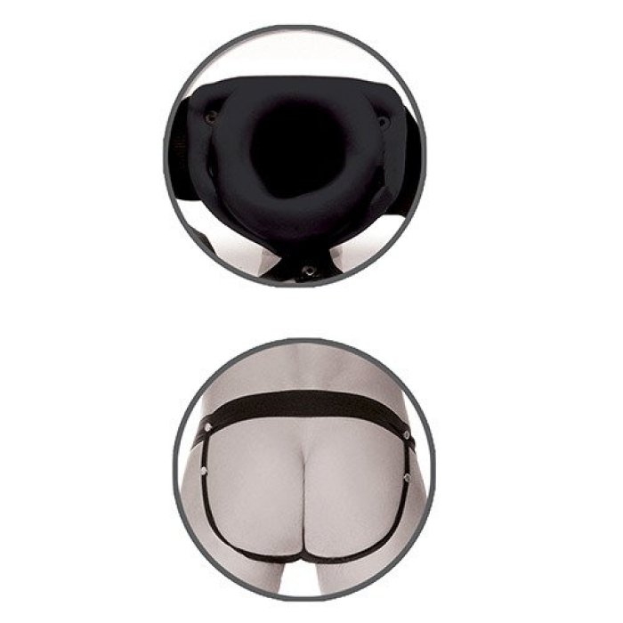 StrapOn Unisex Pipedream »Fetish Fantasy Series« 15,24 cm - Negru - vedere laterala