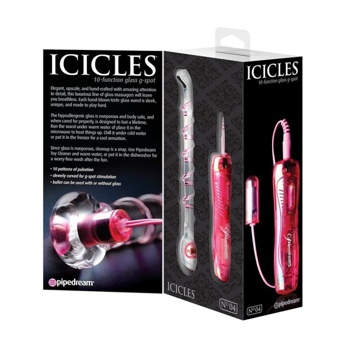 Vibrator Sticla Pipedream »Icicles 4« 17,8 cm