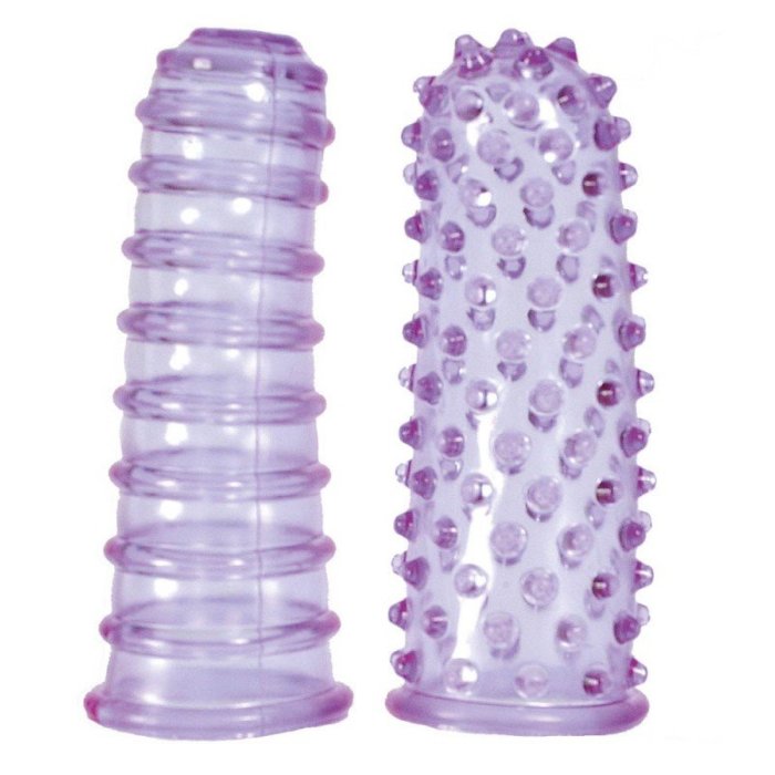 Degetare Stimulare Orgasm Seven Creations "Lust Fingers Soft Bumpy" - culoare si material