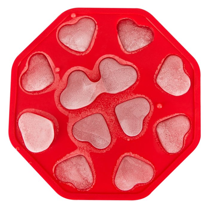 Forma Gheata Inimioare - culoare si material