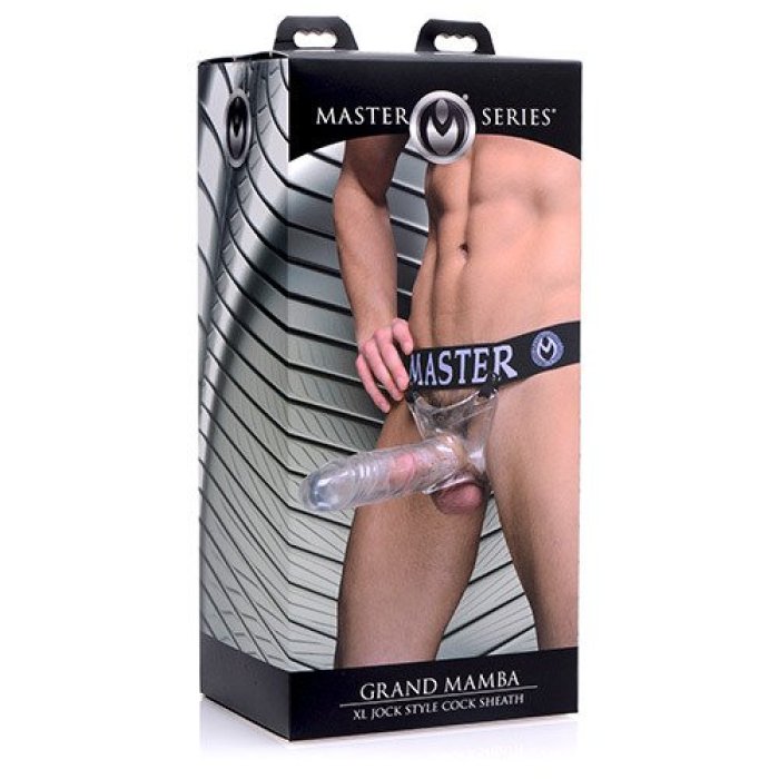 StrapOn Master Series »Grand Mamba« 21,5 cm - Transparent - vedere spate