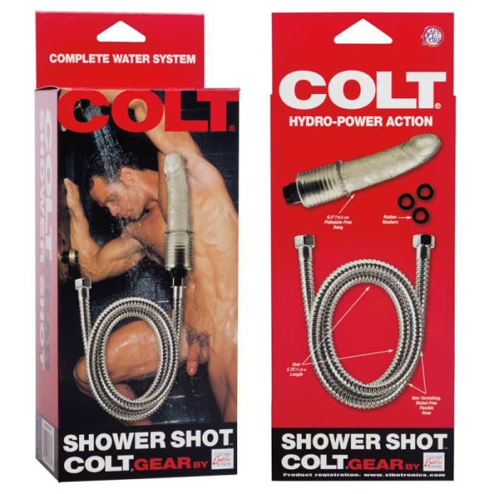 Irigator Penis Dus California Exotics "Colt Shower" 16,5 cm - detaliu finisaj