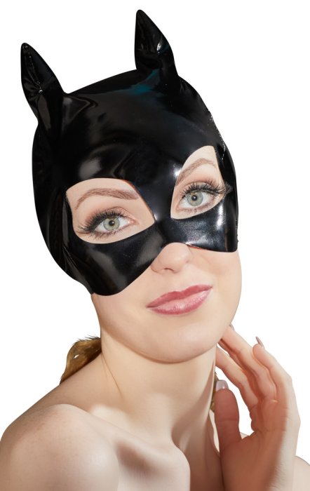 Masca Pisica, Cat Woman, Black Level# - culoare si material