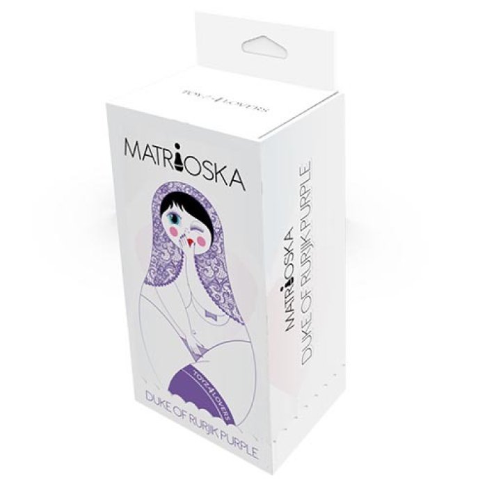 Butt Plug Matrioska »Duke Of Rurjik Purple« 9,7 cm - Violet