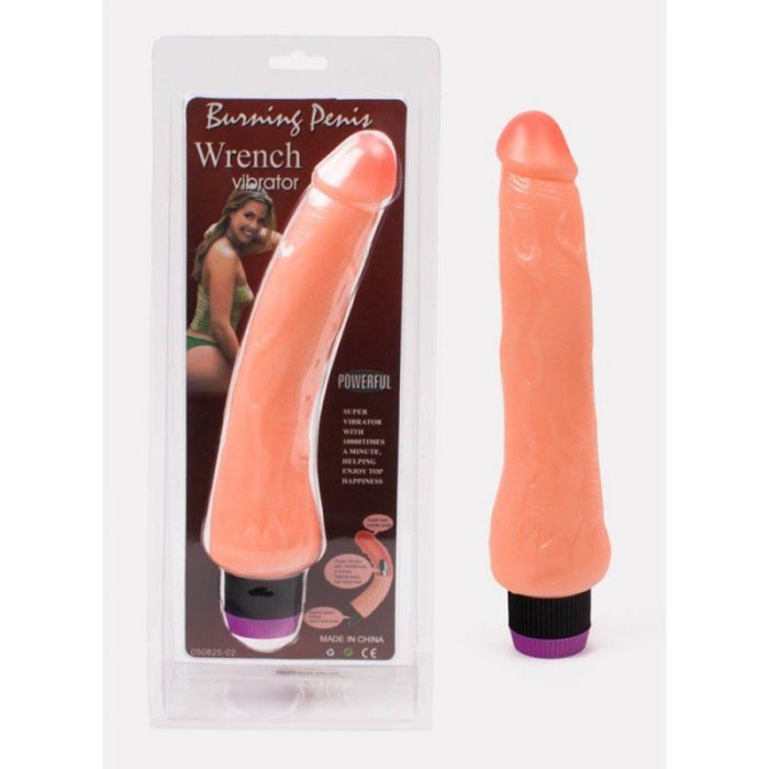 10.000 Vibratii/Minut Vibrator Multi Speed Natural - vedere frontala