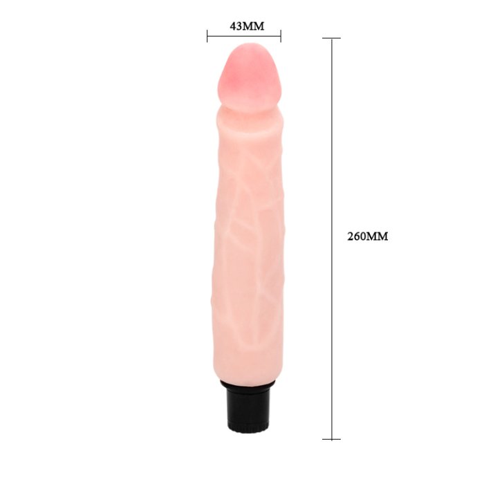 Vibrator Baile »Realistic Skin« XXL Hot Desire - 26 cm - Natural - detaliu finisaj