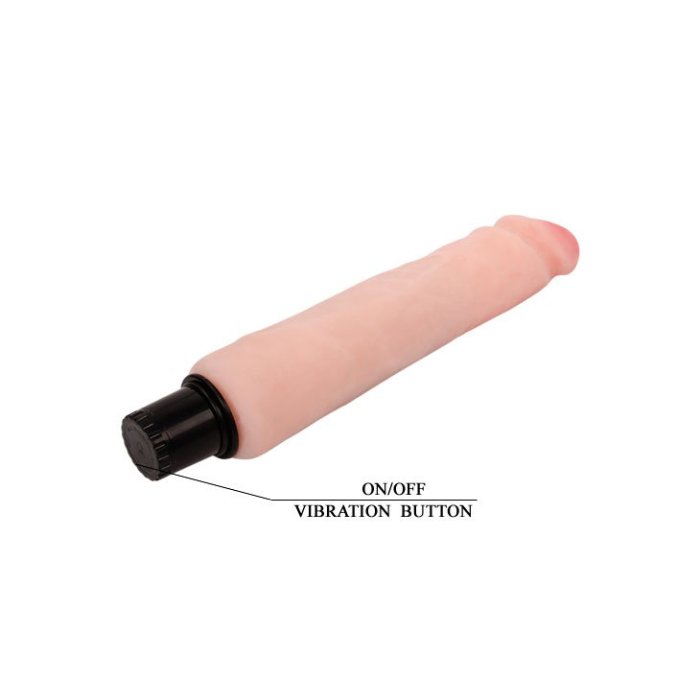 Vibrator Baile »Realistic Skin« XXL Hot Desire - 26 cm - Natural - accesorii incluse