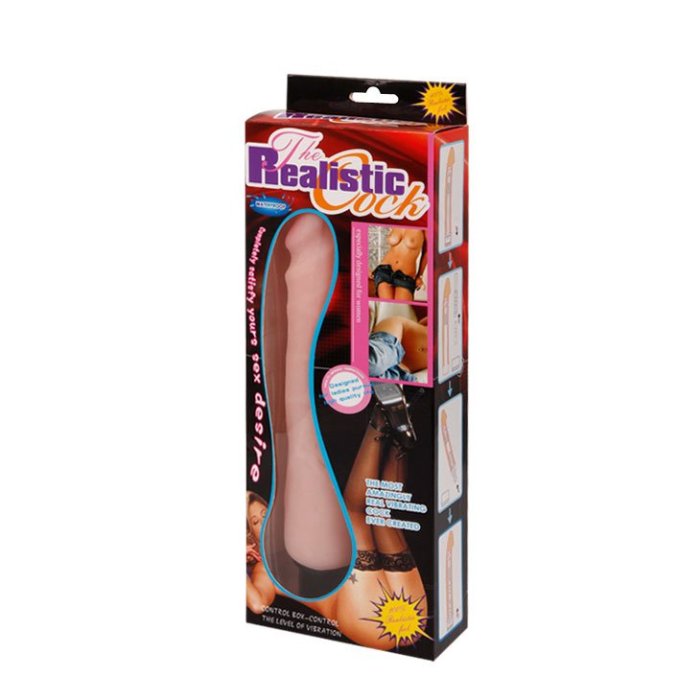 Vibrator Baile »Realistic Skin« XXL Hot Desire - 26 cm - Natural - detaliu ambalaj