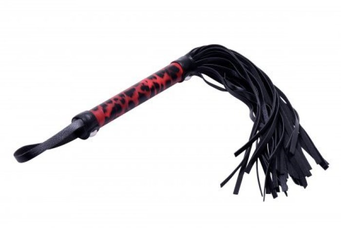 Set Bondage Play Hard "Red Leopard" - Rosu##