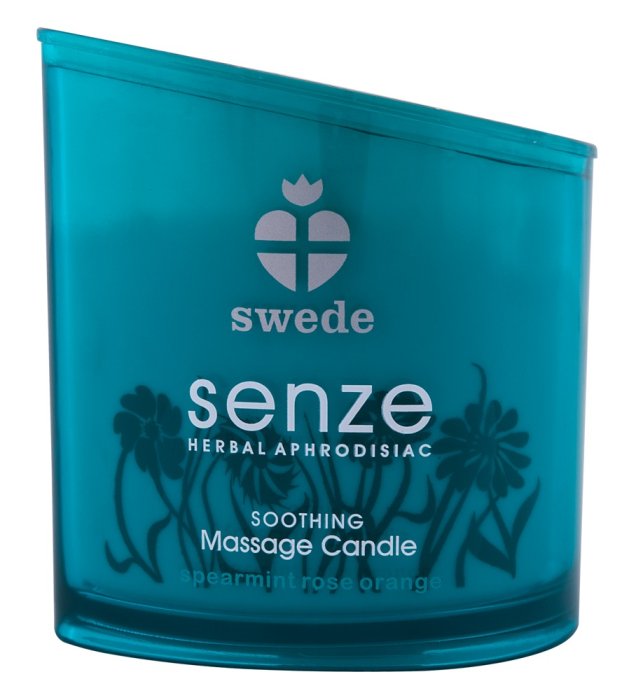 Candela Masaj Senze Afrodisiac Massage, Menta, Trandafiri si Portocale, 150 ml - dimensiuni complete