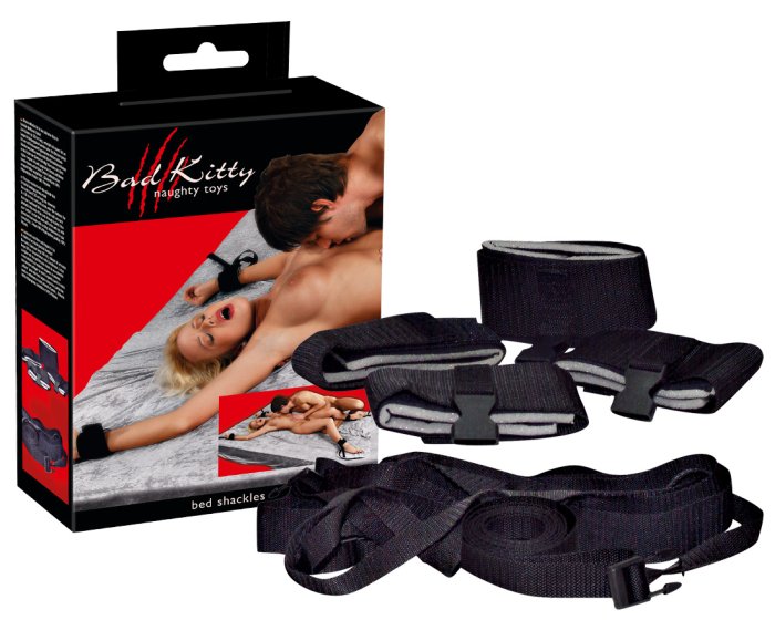 Set Catuse Bad Kitty "Naughty Toys" - Negru
