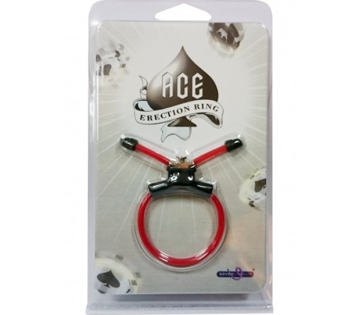 Inel Seven Creations "Red Sling" Rosu##