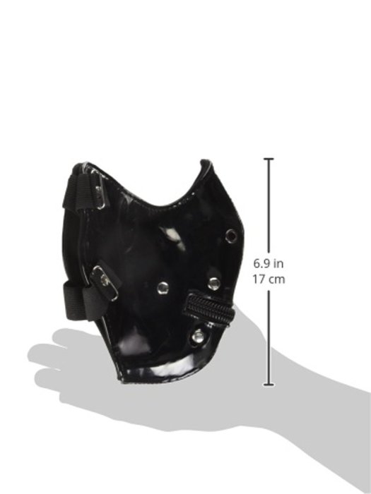 Masca Master Series "Lektor Zipper Mouth Muzzle" - Negru##