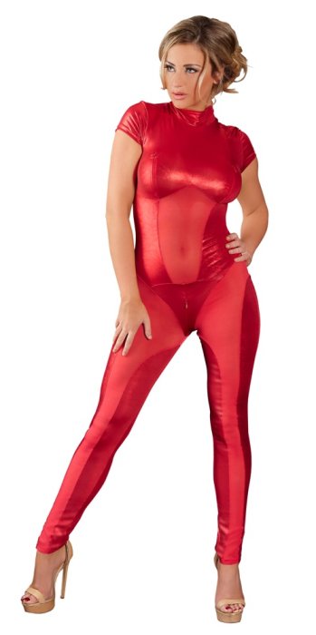 Salopeta Overall Latex - Rosu