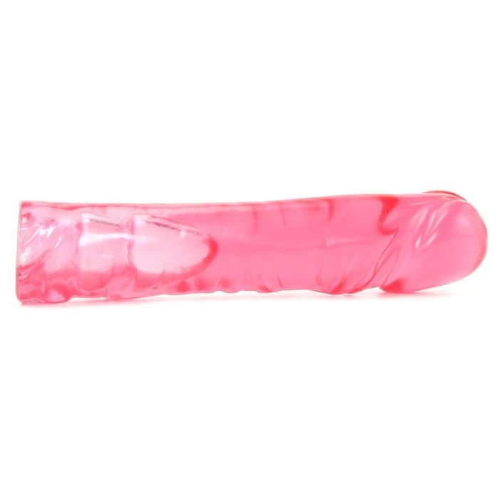 Dildo Vac-U-Lock Pink Crystal Jellies - accesorii incluse