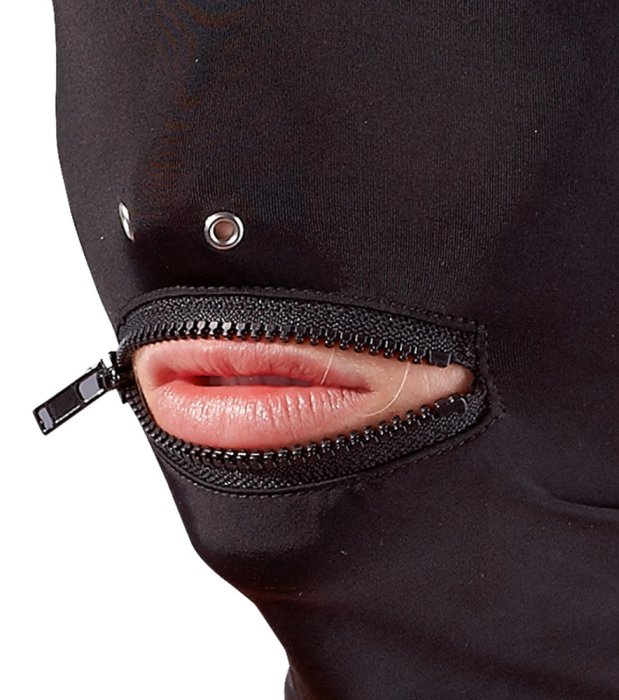 Cagula Hood Zip Mask - detaliu design