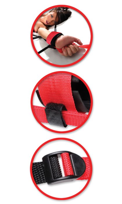 Catuse Pat Web Bed Restraint System - culoare si material