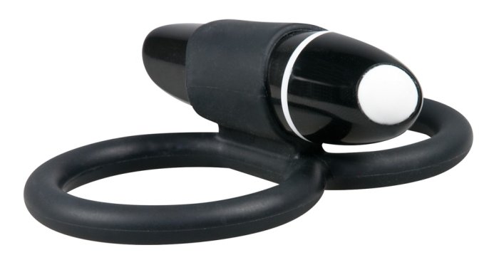 Inel Penis cu Vibrator Detasabil, 7 Vibratii - vedere laterala