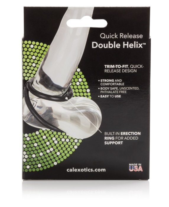 Inel California Exotics "Double Helix" Negru##