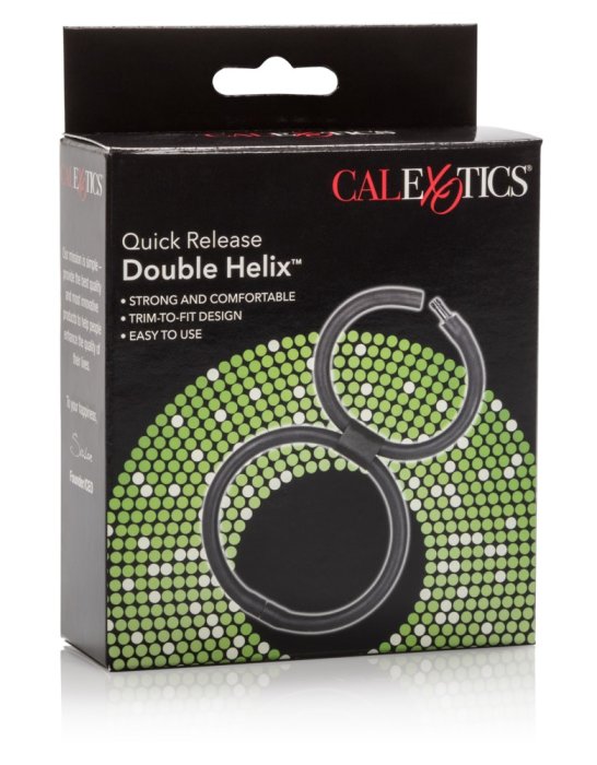 Inel California Exotics "Double Helix" Negru##