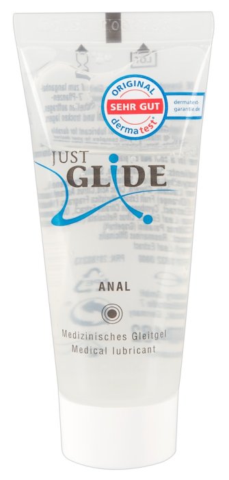 Lubrifiant Anal Just Glide 20ml - vedere frontala