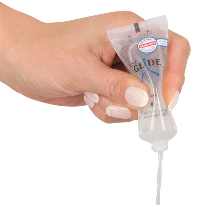 Lubrifiant Anal Just Glide 20ml - dimensiuni complete