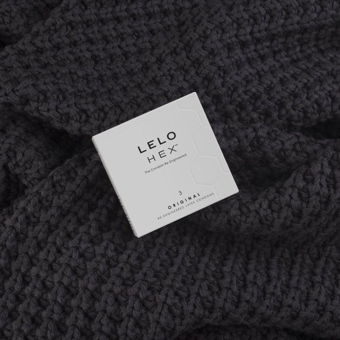 Prezervative LELO HEX Original,  3 Buc - accesorii incluse