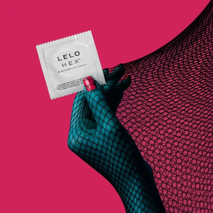 Prezervative LELO HEX Original,  3 Buc - vedere spate