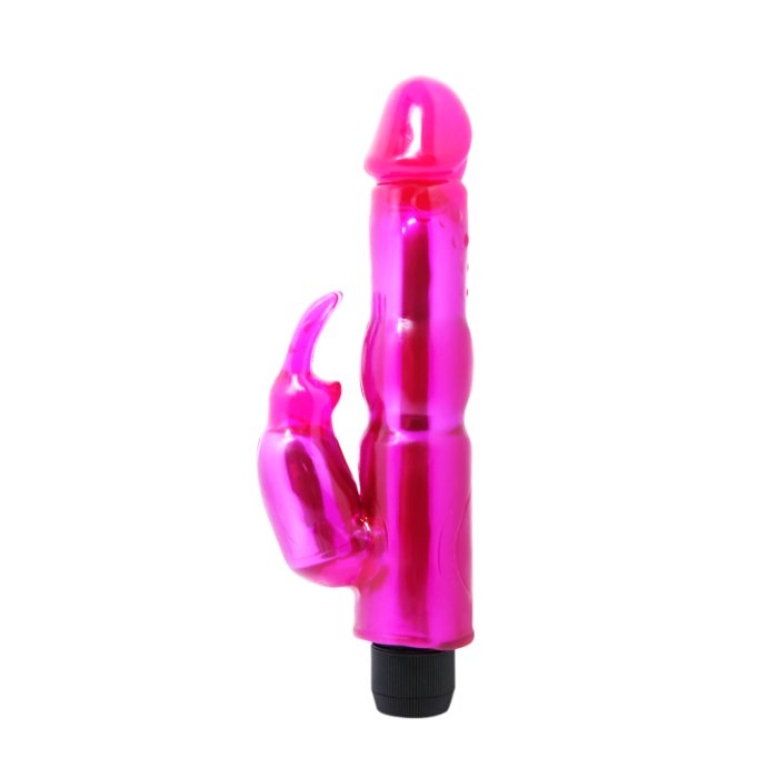 Vibrator Baile »Naughty Bunny« 21 cm - Roz - dimensiuni complete