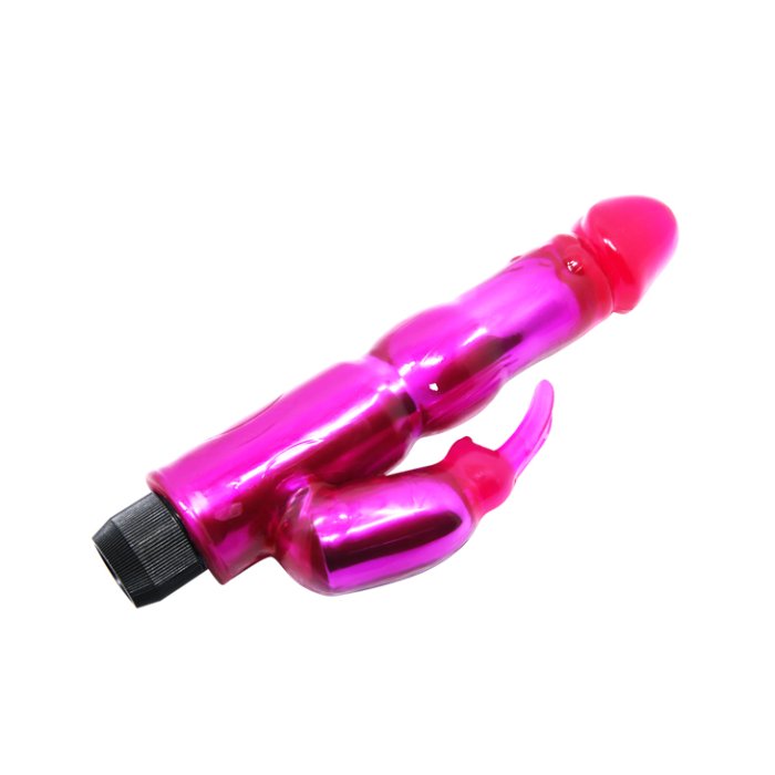 Vibrator Baile »Naughty Bunny« 21 cm - Roz - detaliu finisaj