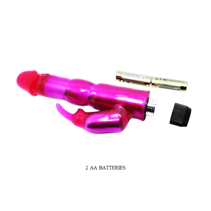 Vibrator Baile »Naughty Bunny« 21 cm - Roz - vedere de ansamblu