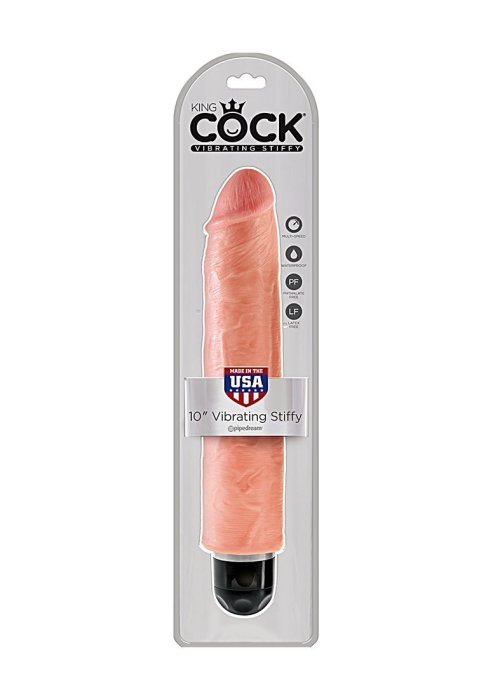 Vibrator Natural King Cock XXL Stiffy - vedere frontala