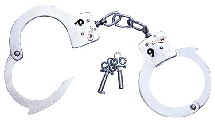 Catuse You2Toys "Heavy Metal Arrest" - Argintiu##