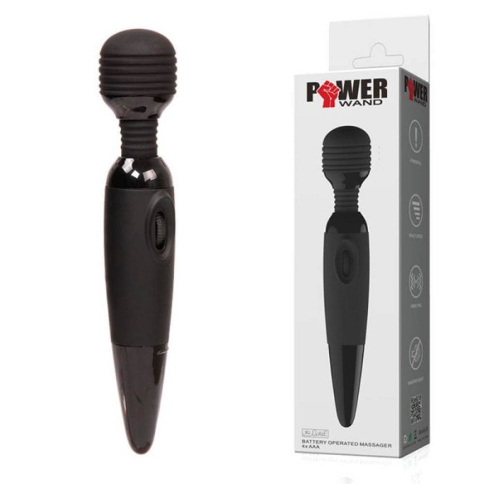 Aparat Masaj Erotic Power Black - detaliu finisaj