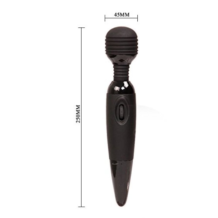 Aparat Masaj Erotic Power Black - dimensiuni complete