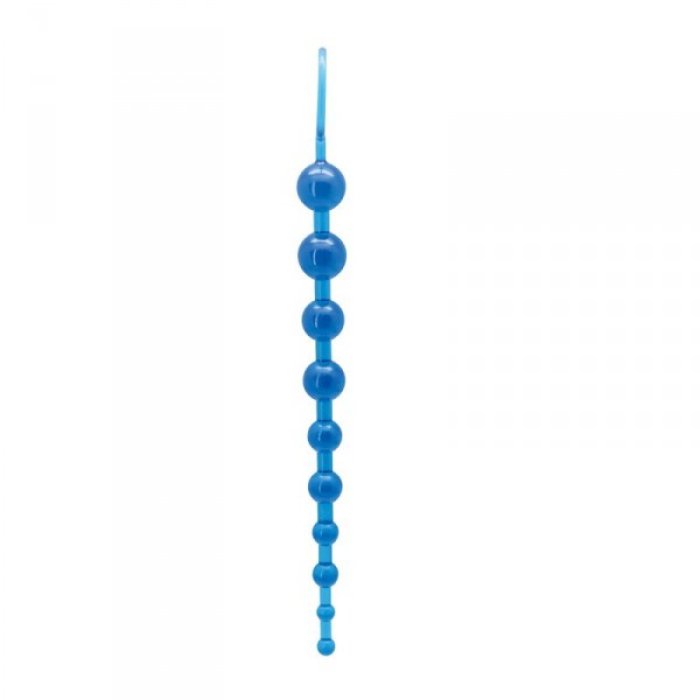 Bile Anale Toyz4Lovers "Erotica Blue" 26 cm - Albastru - detaliu design