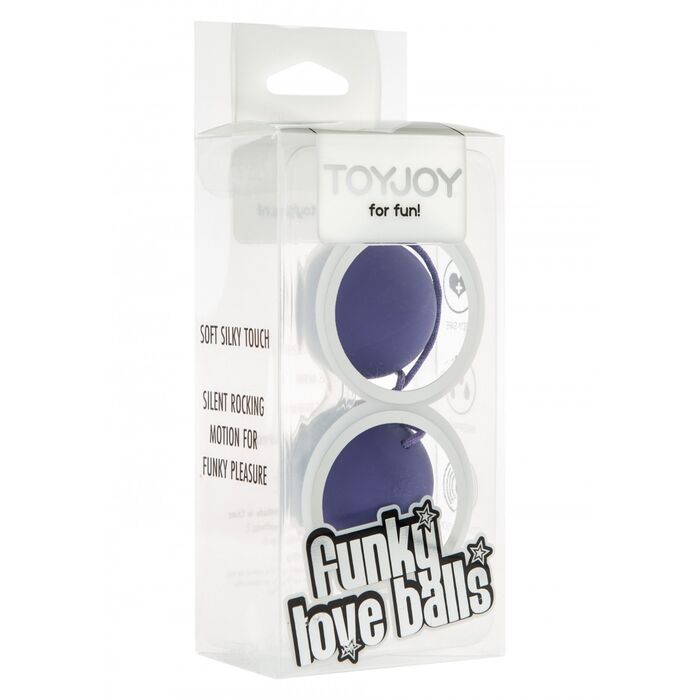 Bile Vaginale Kegel ToyJoy "Funky Love Balls" 21 cm - Violet##